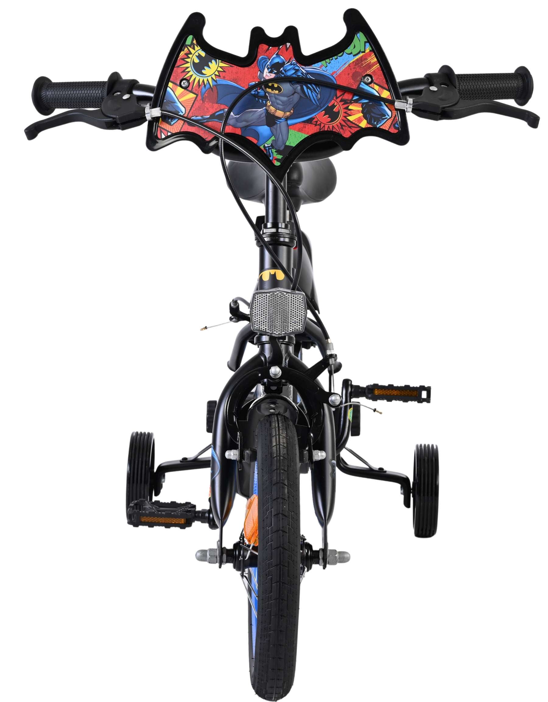 Batman kinderfiets - jongens - 12 inch - zwart - twee handremmen