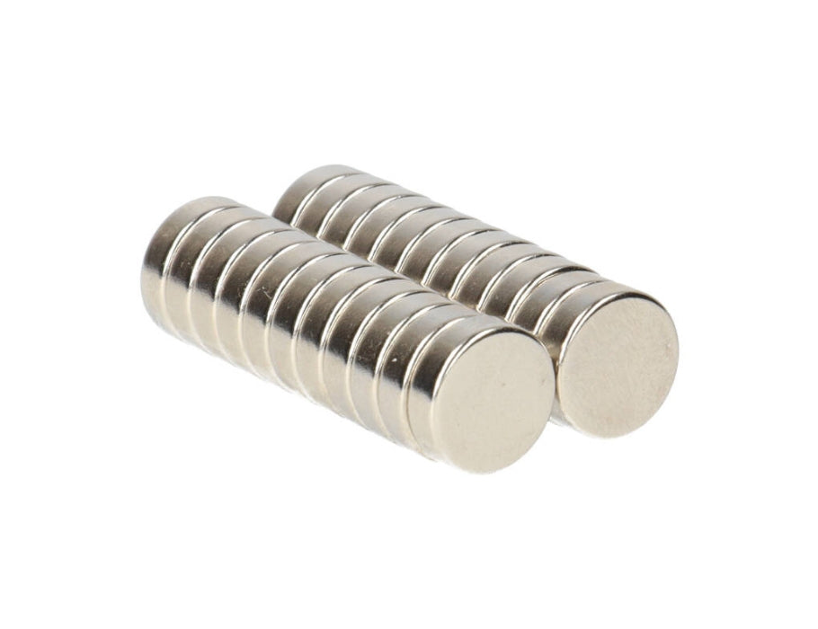Bespaartopper blokmagneten - 10mm x 3mm - n48 - 20st.