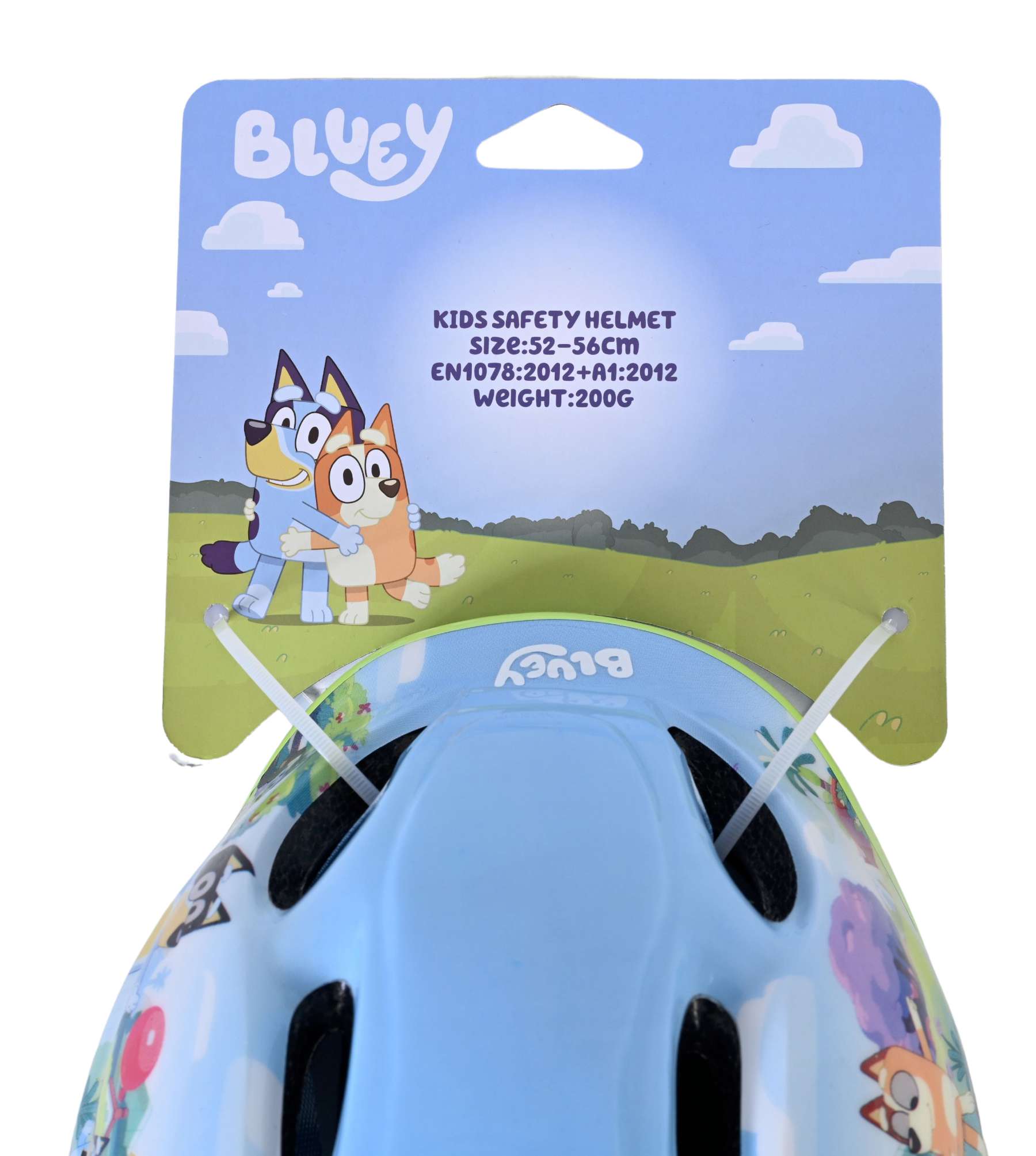 Bluey kinder helm blue 52-56cm