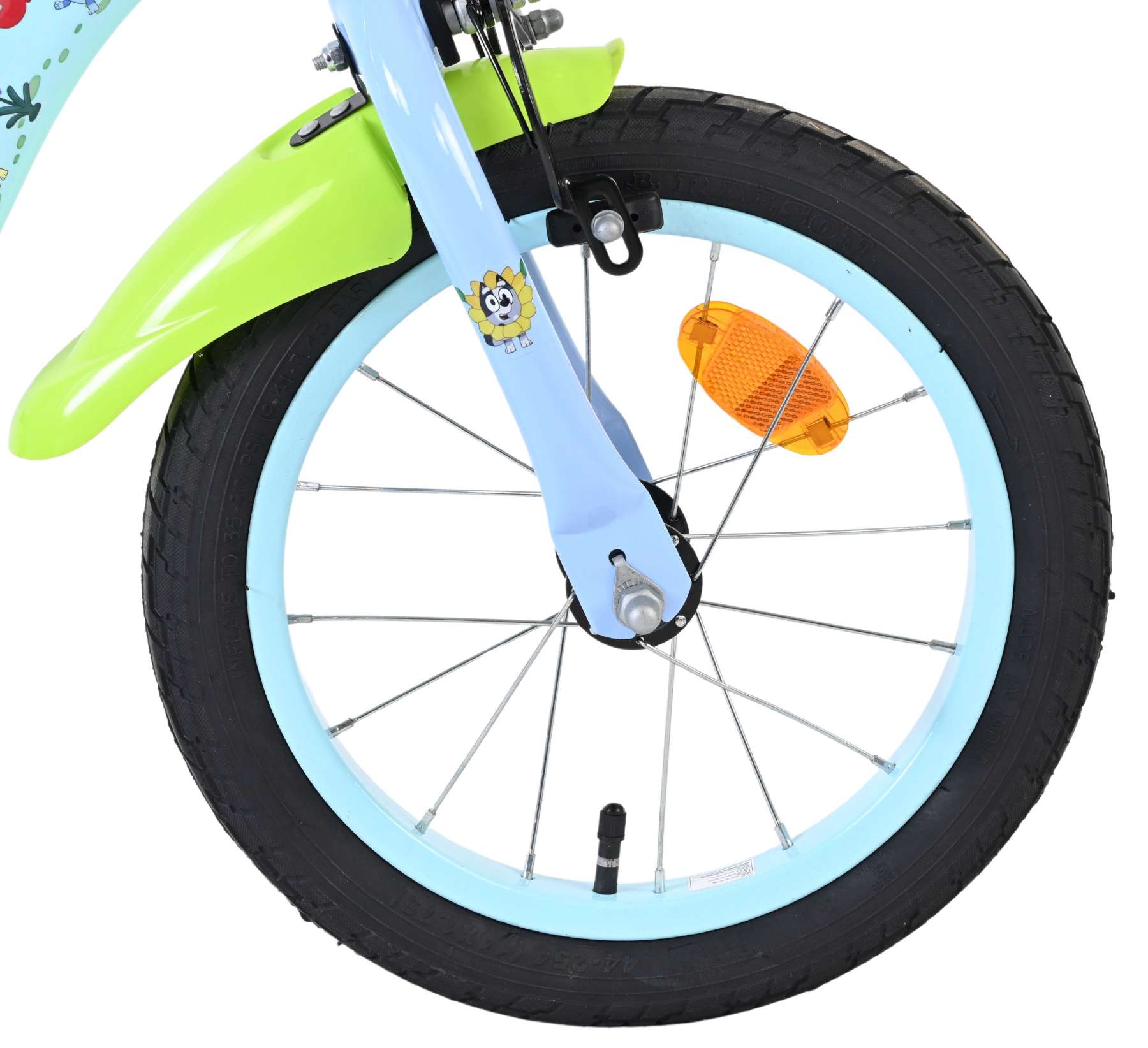 Bluey kinderfiets - 14 inch - lichtblauw
