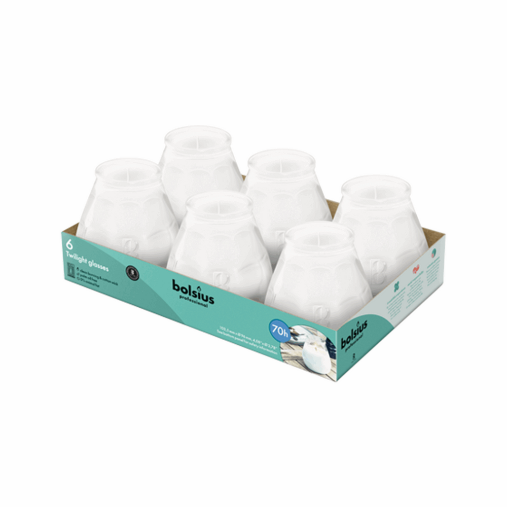 Bolsius professional twilight wit ø99x104 mm 70 uur (6 stuks)