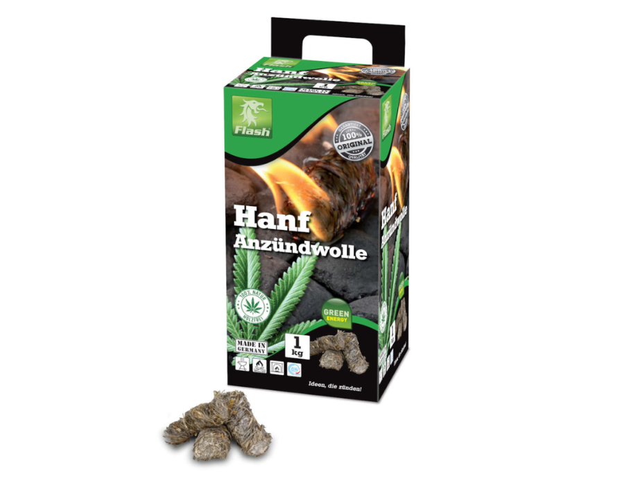 Boomex aanmaakwol - hennep was - 1 kg