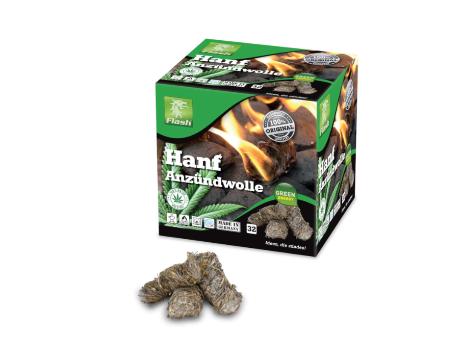 Boomex aanmaakwol - hennepwas - 32 stuks