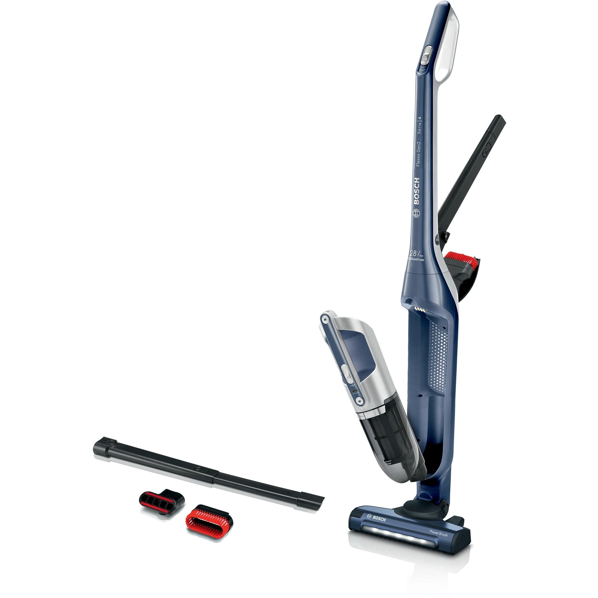 Bosch Serie 4 Draadloze staalstofzuiger Flexxo Gen2 28Vm
