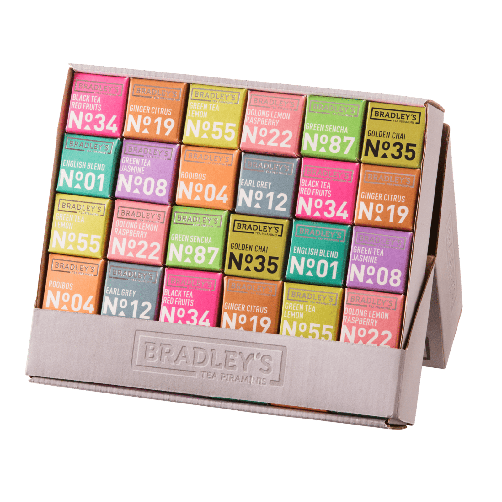 Bradley's piramini assorted box (30 stuks)