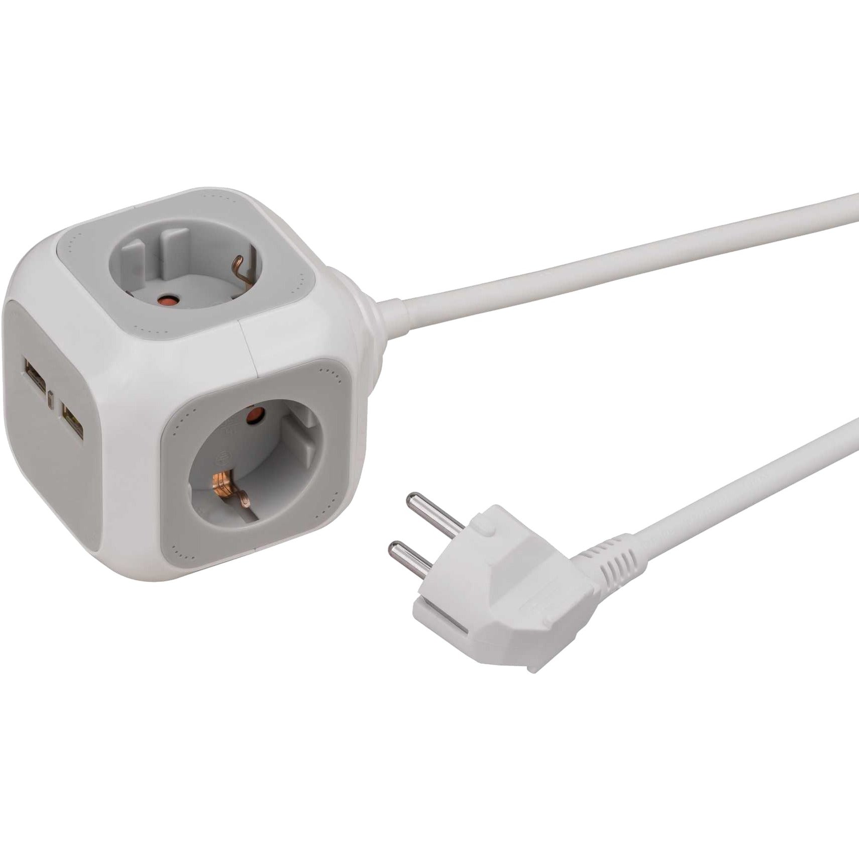 Brennenstuhl Brennenstuhl ALEA-Power 2xUSB-Charger + stekkerblok 4-voudig
