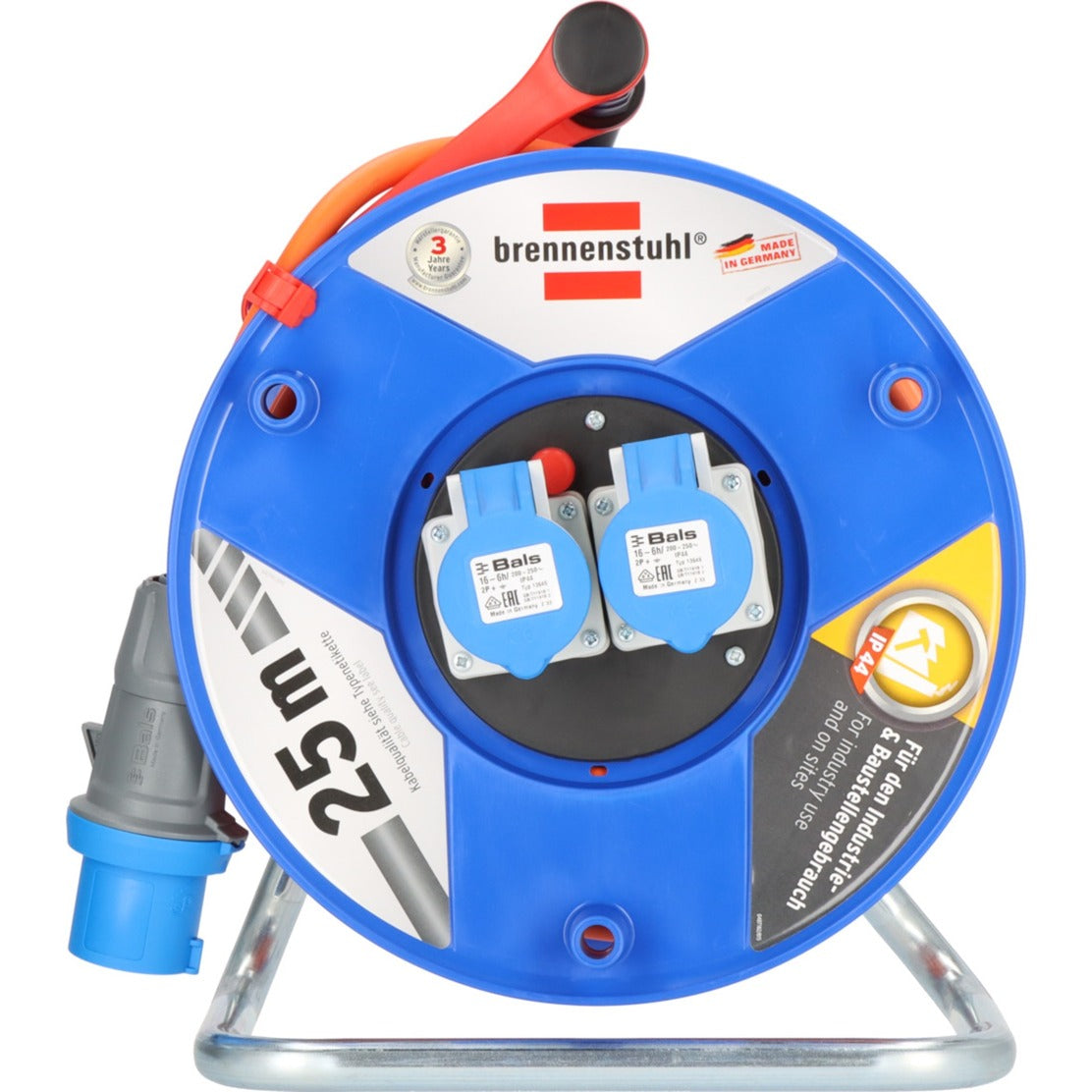 Brennenstuhl Brennenstuhl Garant CEE 2 IP44 Kabelhaspel van speciale kunstst