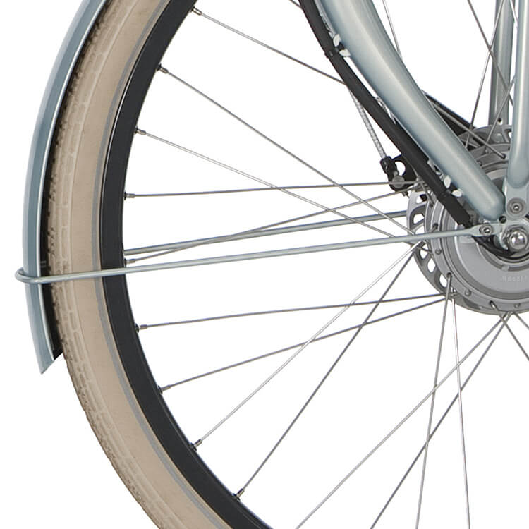 Cortina spatbordstang voor 28 u5 licht azuurblauw