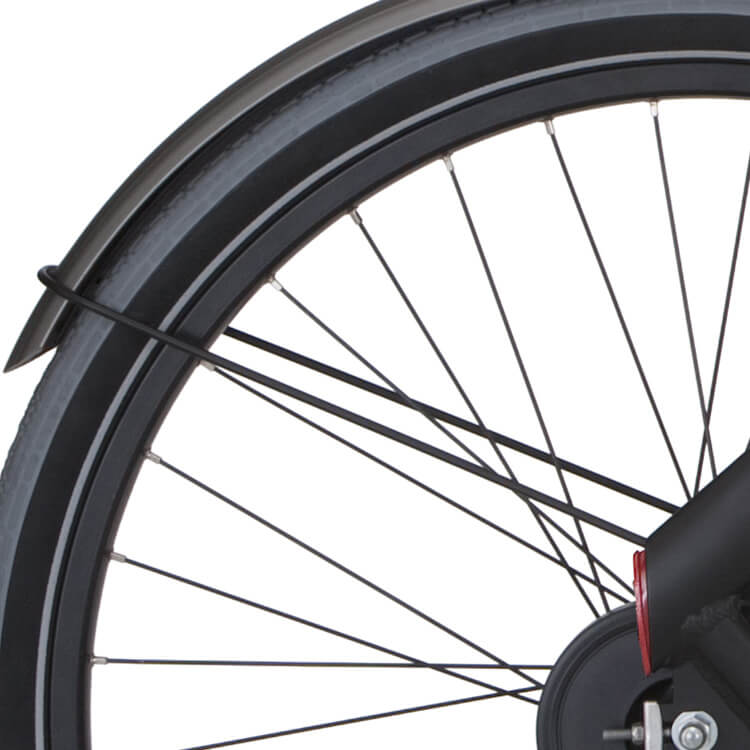 Cortina Spatbordstang achter 28 Blau schaduwzilver mat