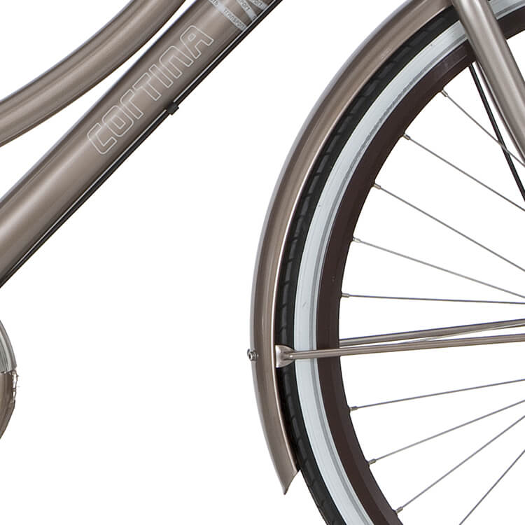 Cortina Spatbord voor 28 U4 bruin metallic