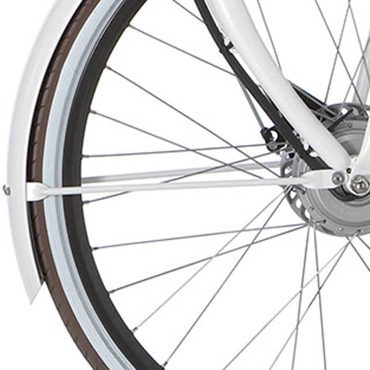 Cortina Spatbordstang voor 28 E-U4 witte parel