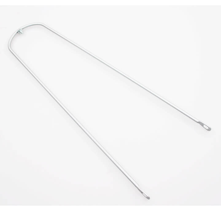 Cortina Spatbordstang voor 28 Roots schaduwzilver mat