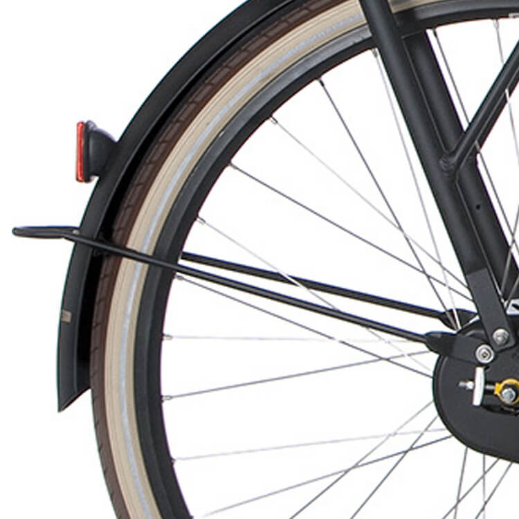 Cortina Spatbordstang achter 28 E-U4 gitzwart mat