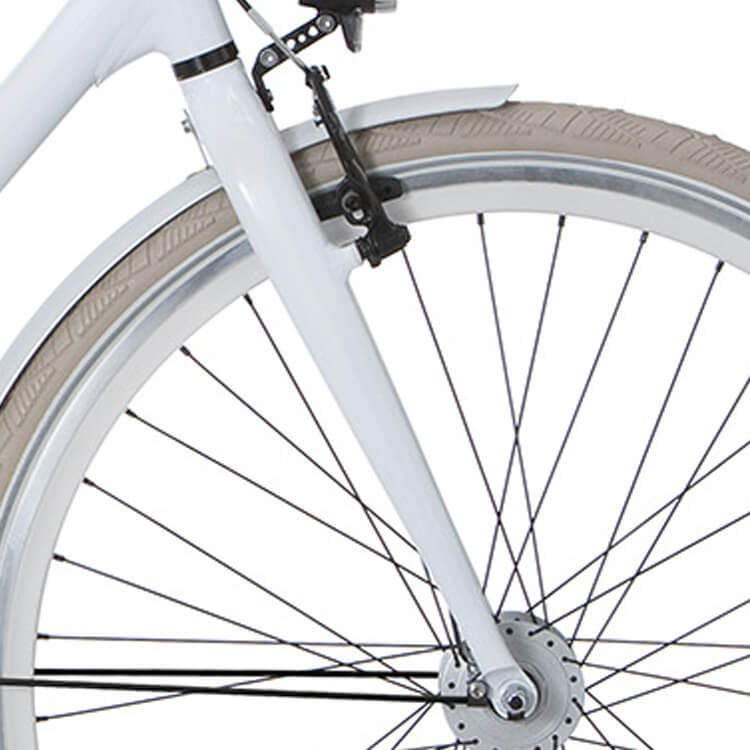 Cortina voorvork Mozzo V-brake zuiver wit