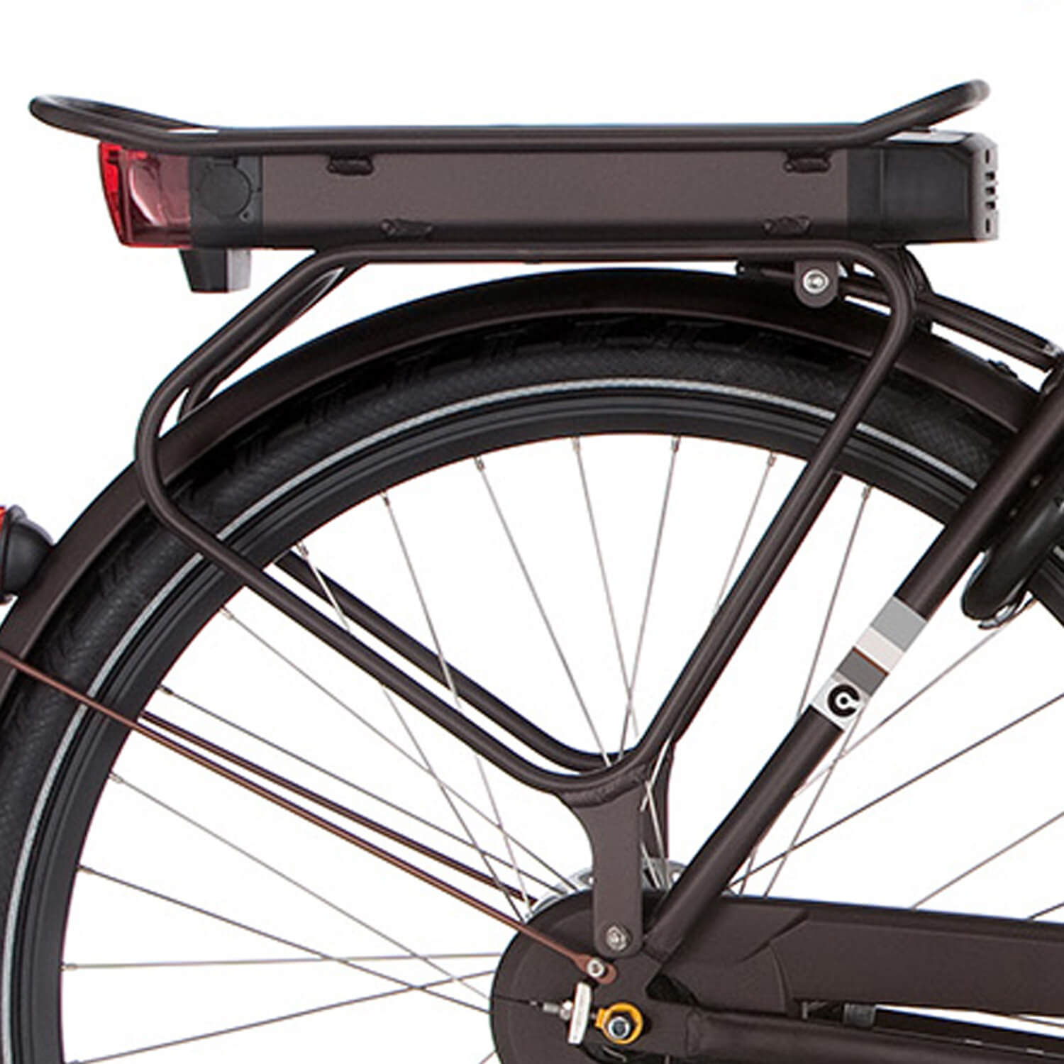 Cortina achterdrager E-Yoya D demitasse mat