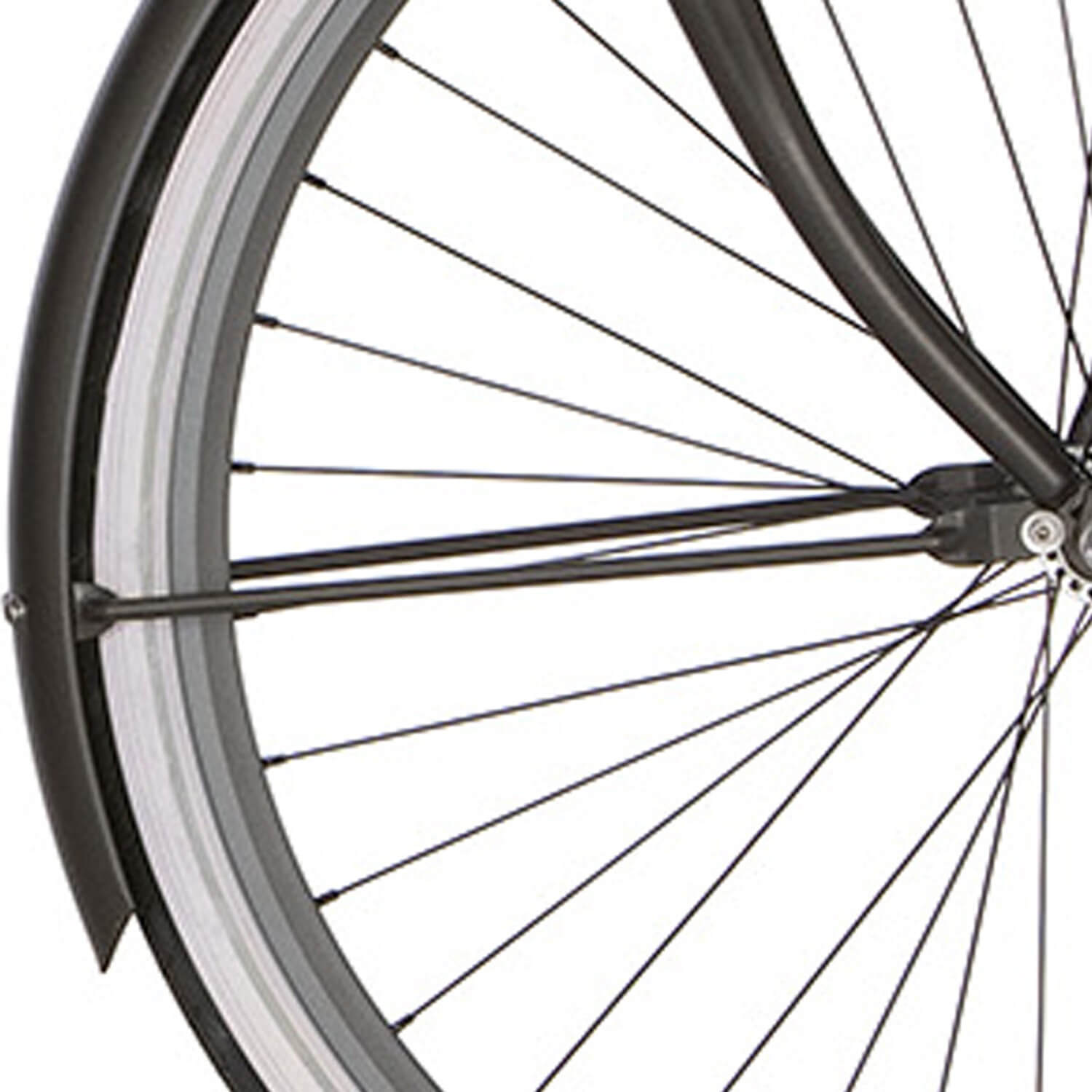 Cortina Spatbordstang voor 28 U4 zwart grafiet mat