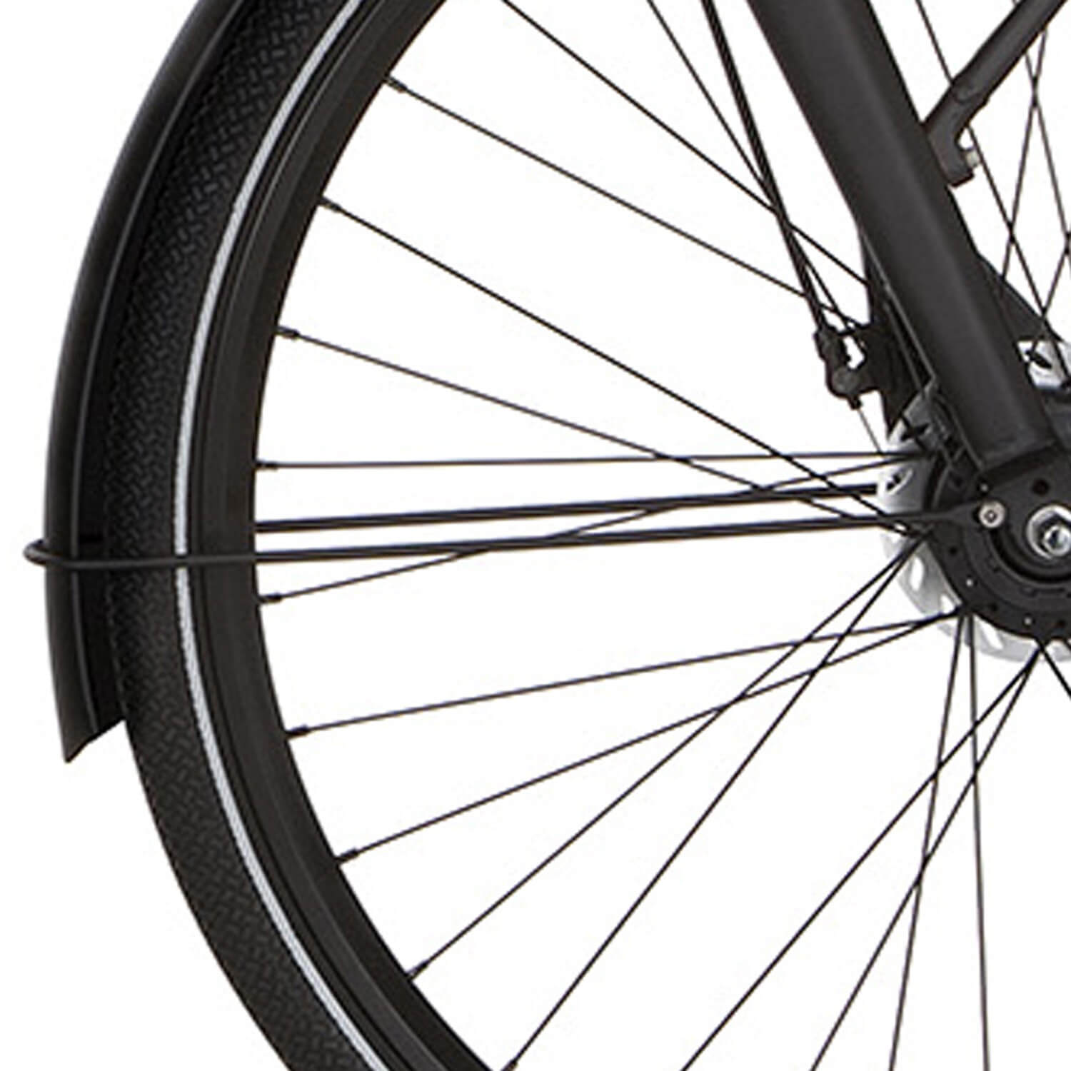 Cortina Spatbordstang voor 28 Common gitzwart mat