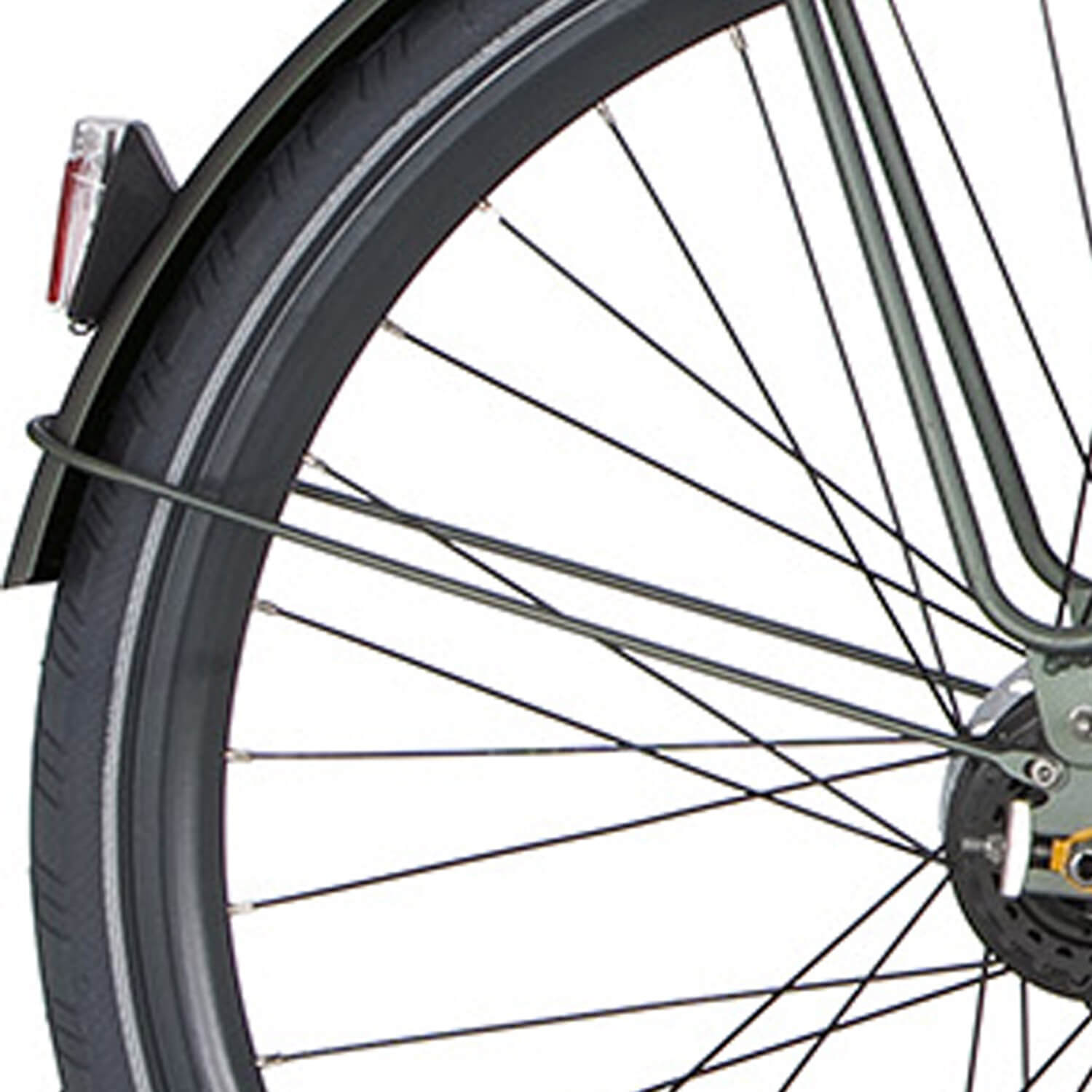 Cortina Spatbordstang achter 28 Speed mat titanisch groen