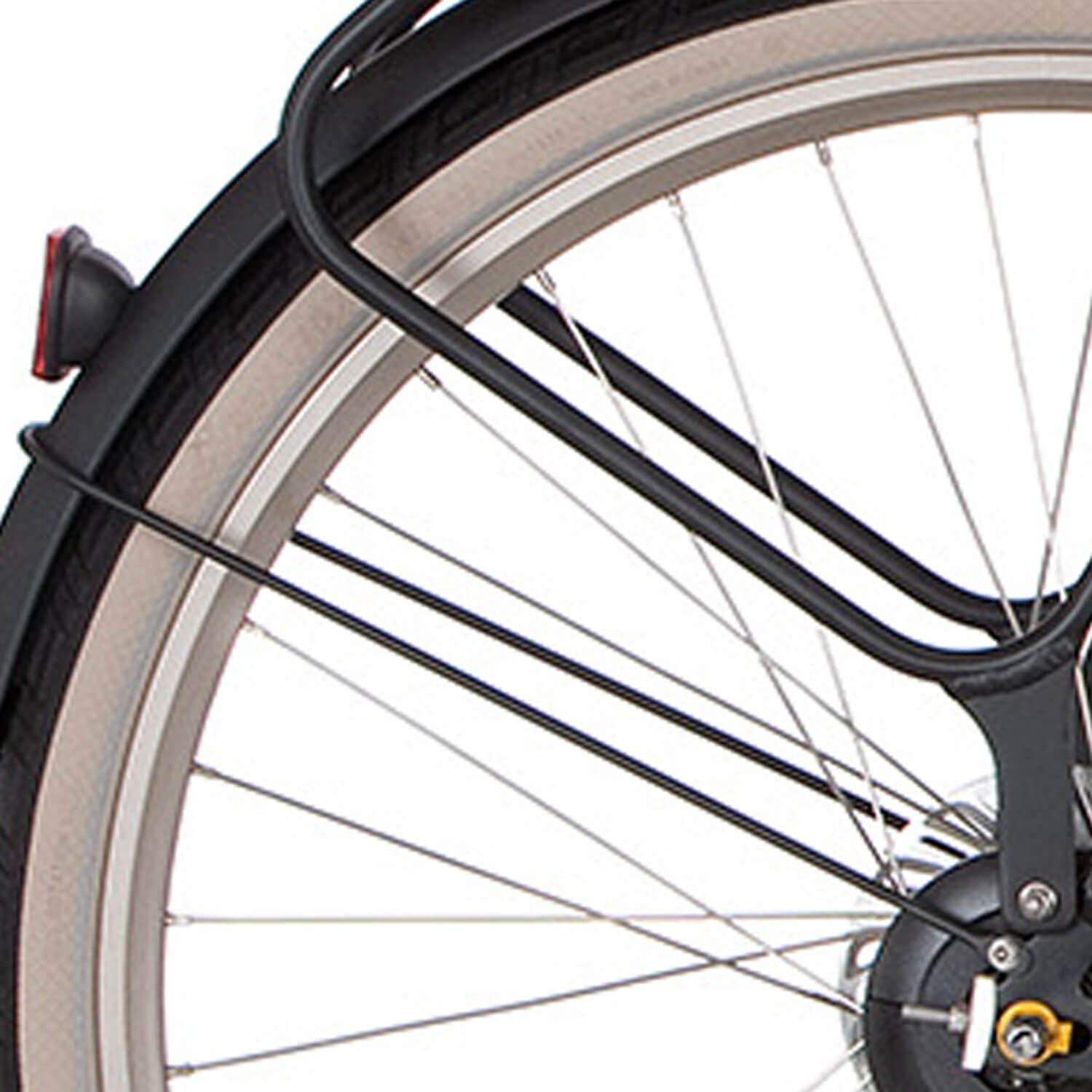 Cortina Spatbordstang achter 28 E-Yoya saffierzwart mat