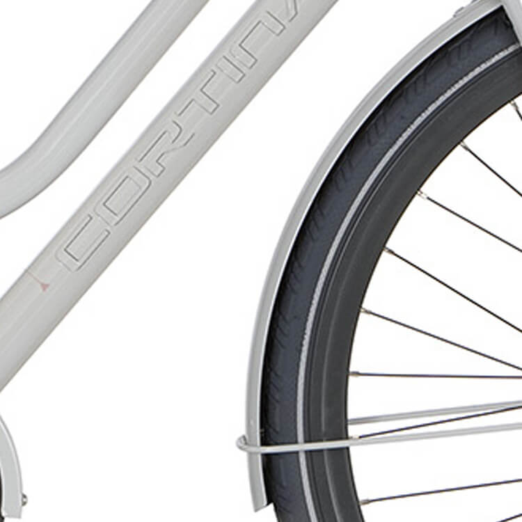 Cortina Spatbord voor 28 Speed ijsbal wit