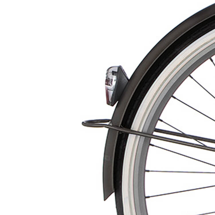 Cortina Spatbord achter 28 U4 zwart grafiet mat