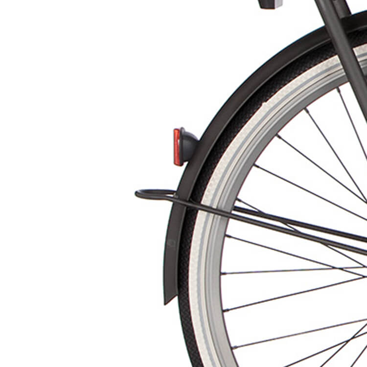 Cortina Spatbord achter 28 E-U4 zwart grafiet mat