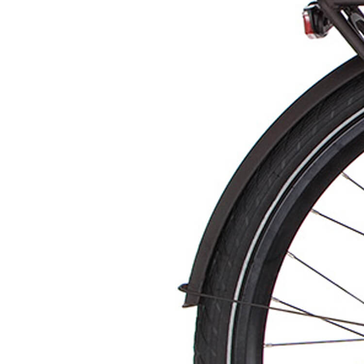 Cortina spatbord achter 28 e-octa espressobruin mat