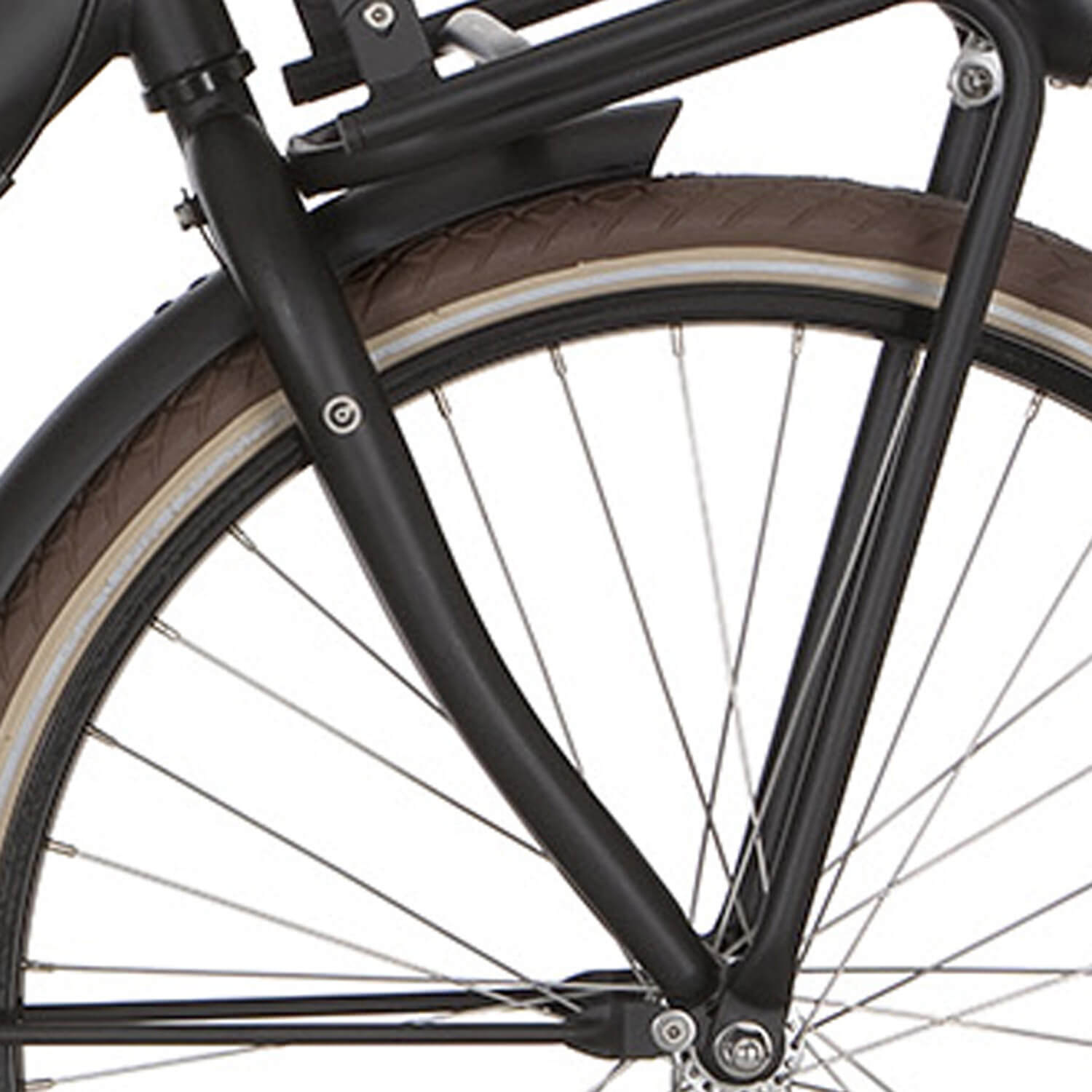 Cortina voorvork 26 U4 Jongens RB gitzwart mat