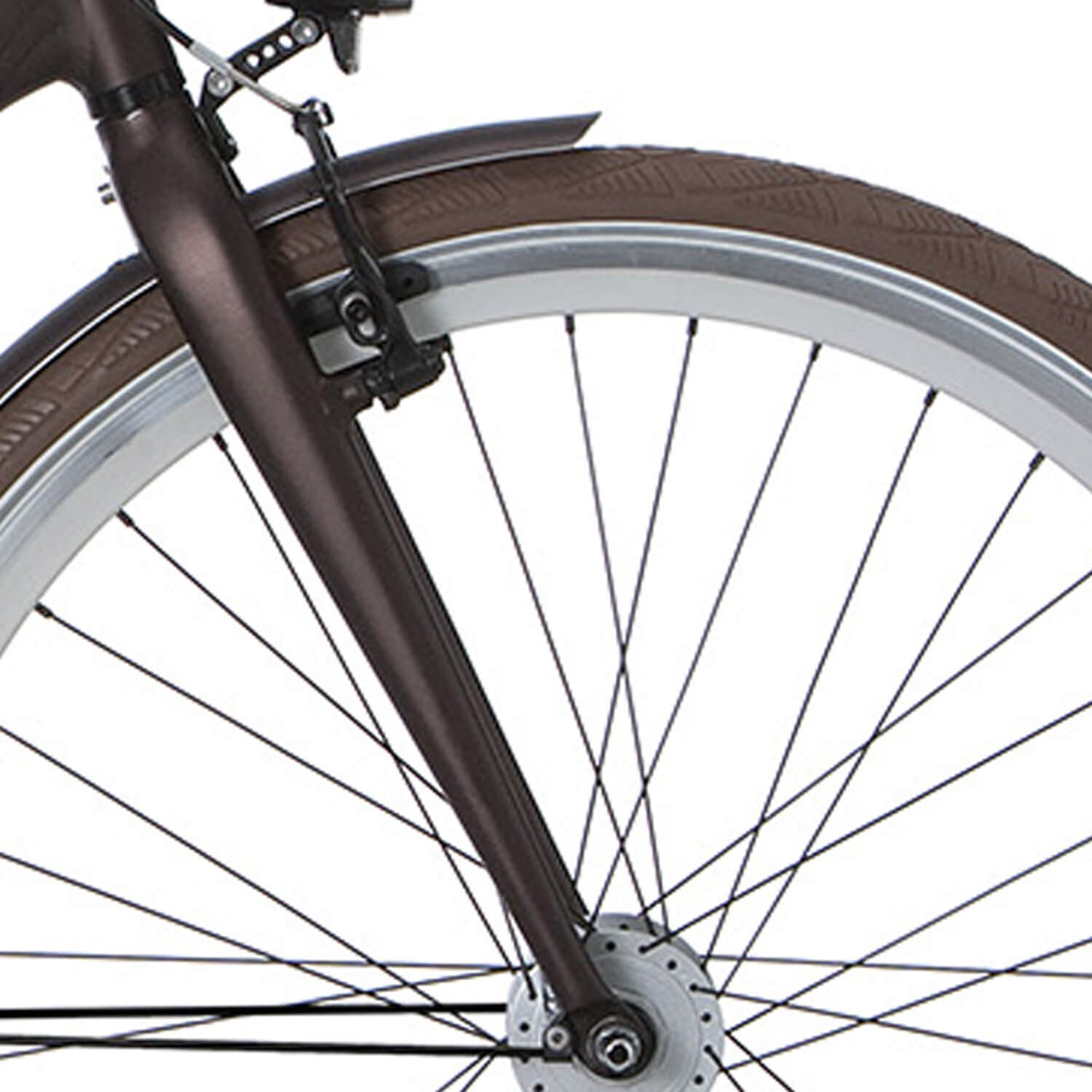 Cortina voorvork Mozzo demitasse mat