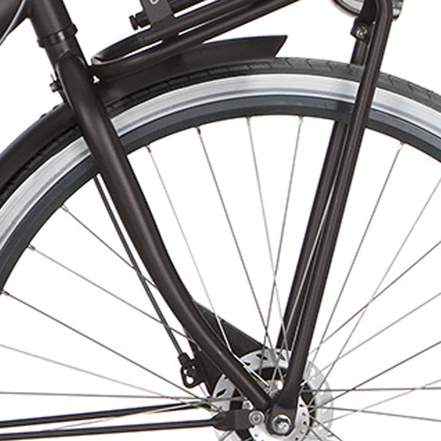 Cortina voorvork Roots Transp espresso bruin mat