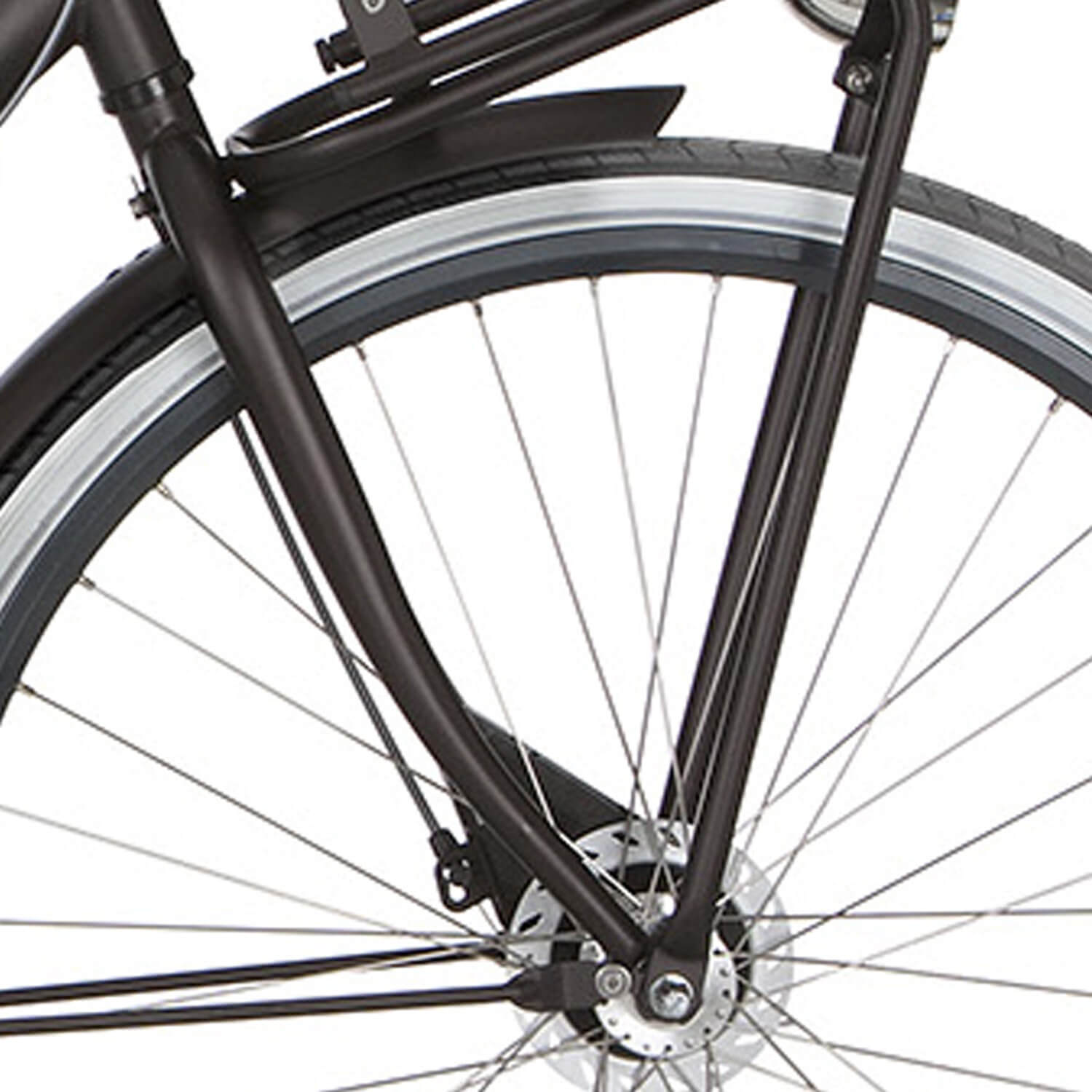 Cortina voorvork E-Roots Transp FM espressobruin mat