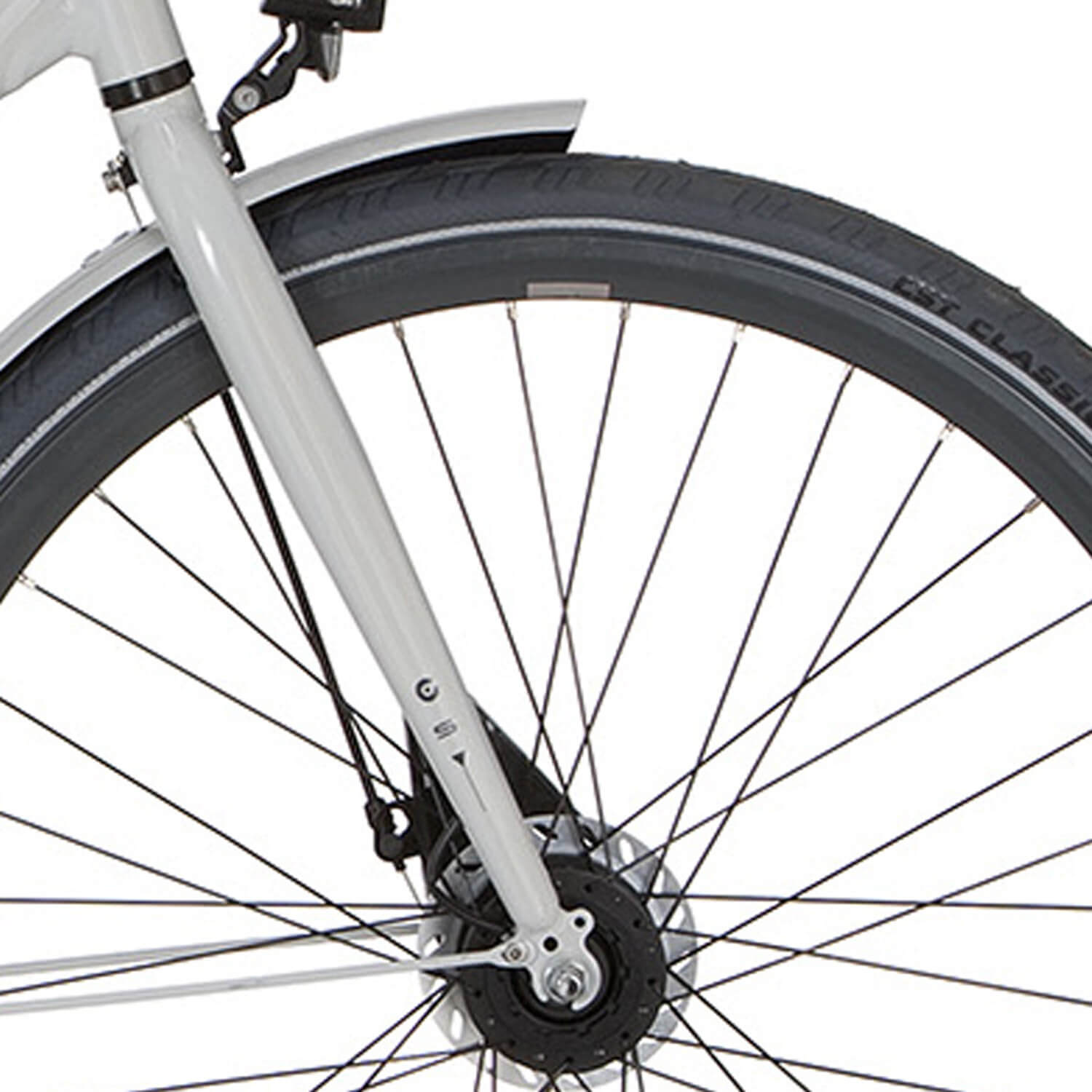 Cortina voorvork Speed RB ijsbal wit