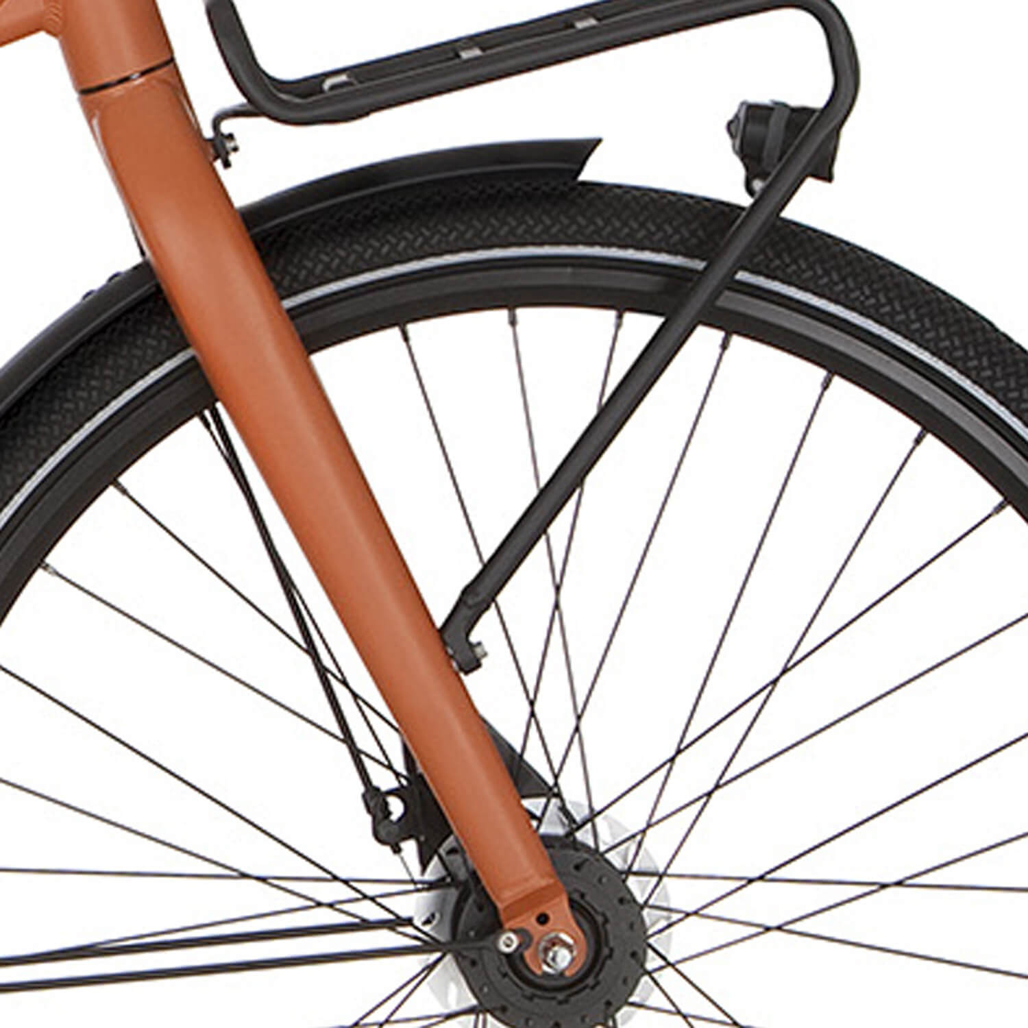 Cortina Voorvork Common D57 gebrand oranje mat