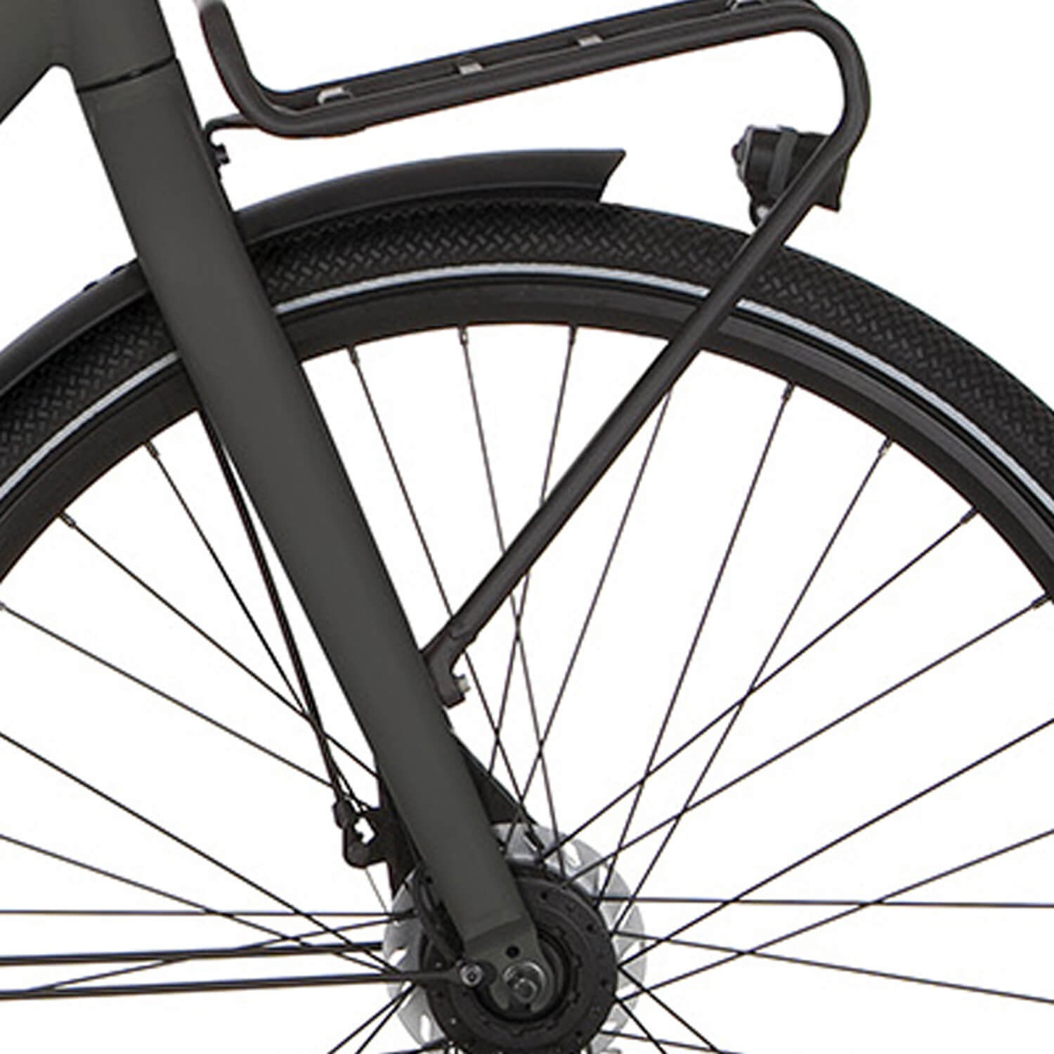 Cortina voorvork Common D57 bruingroen mat