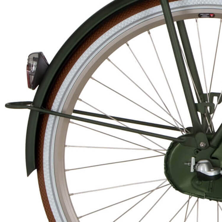 Cortina Spatbordstang achter 28 U4 jagergroen mat