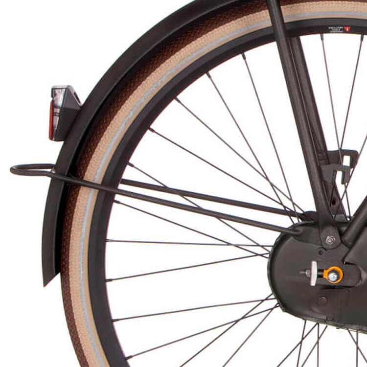 Cortina Spatbordstang achter 28 E-U4 zwart goud mat