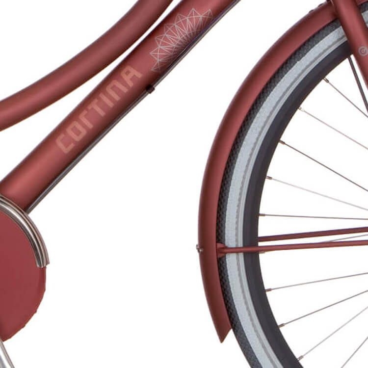 Cortina Spatbord voor 28 U4 roze mat