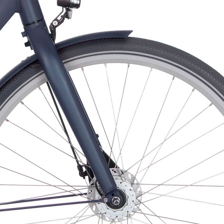 Cortina voorvork Common zwart blauw mat