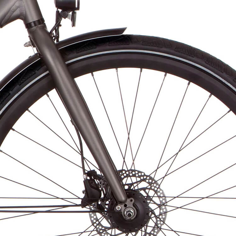 Cortina voorvork Mozzo DB eclips zwart mat