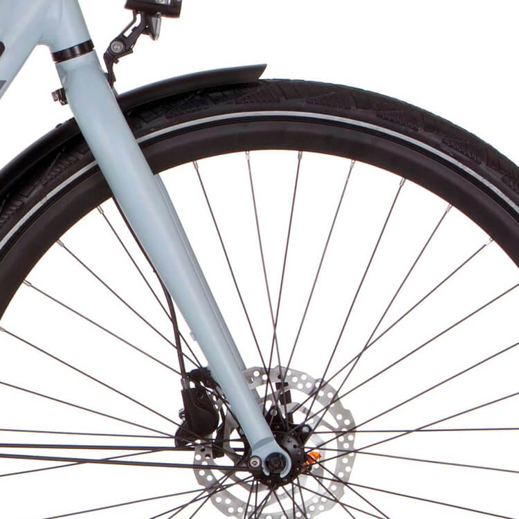 Cortina voorvork E-Mozzo parelgrijs mat