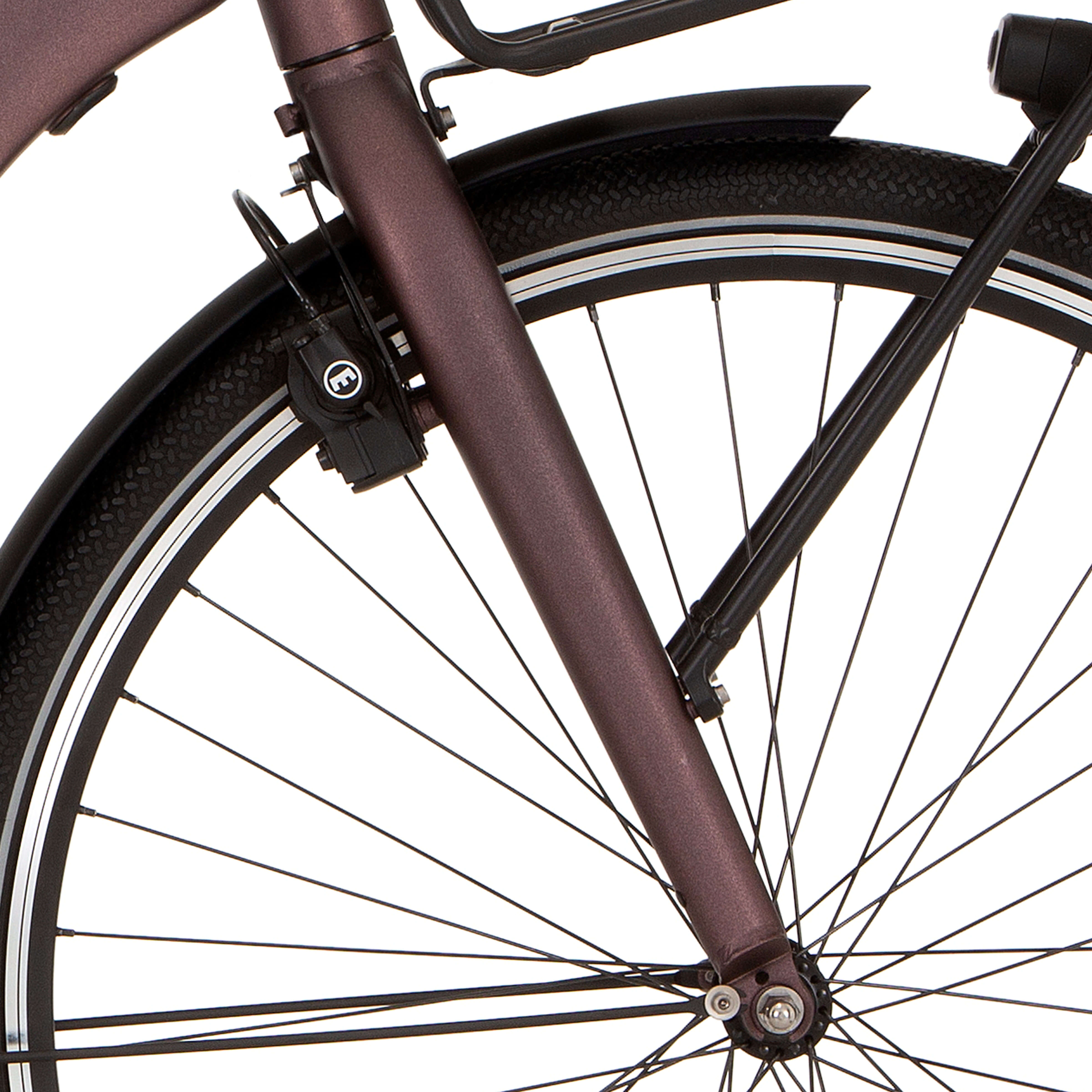 Cortina voorvork E-Common zwart rood mat