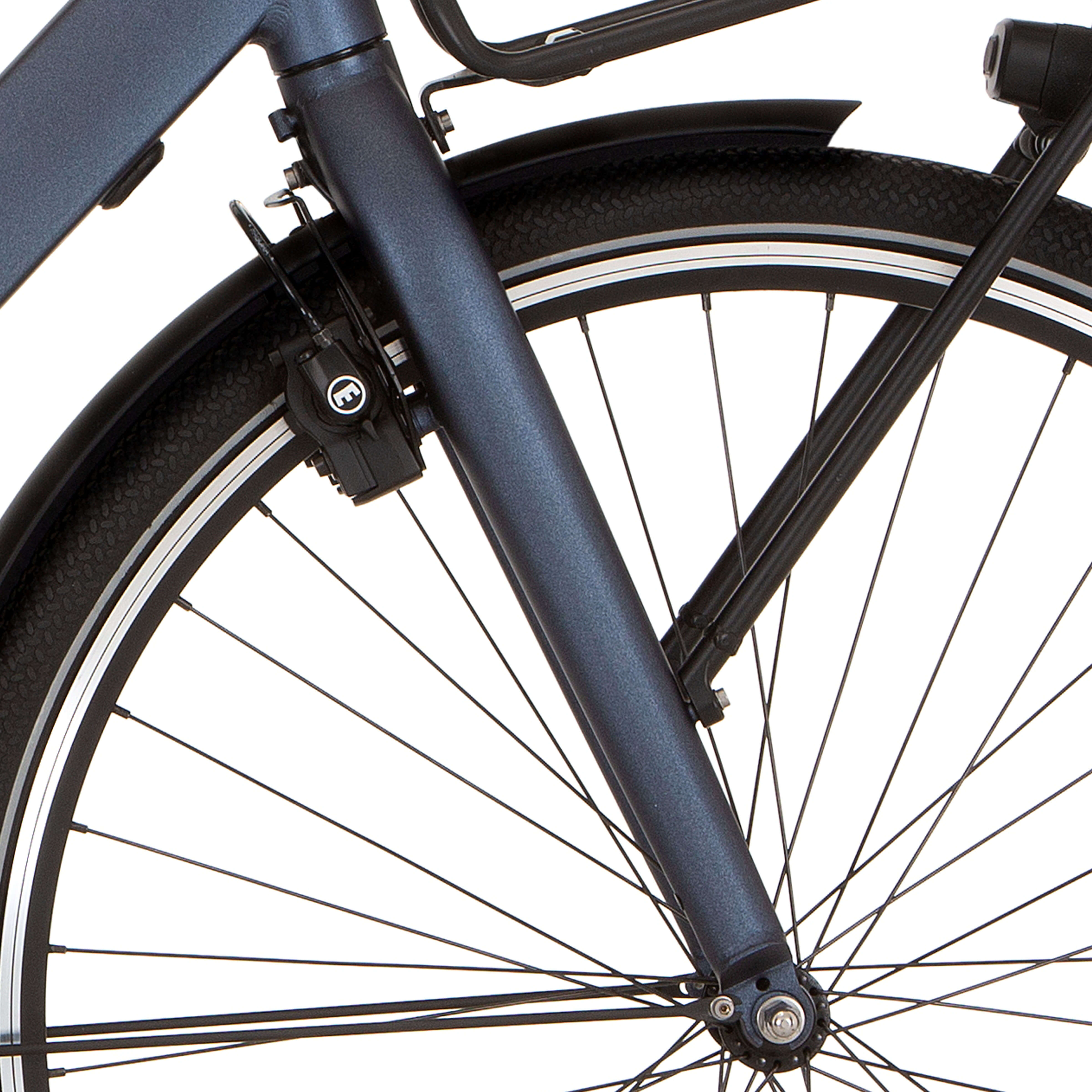 Cortina voorvork E-Common zwart blauw mat