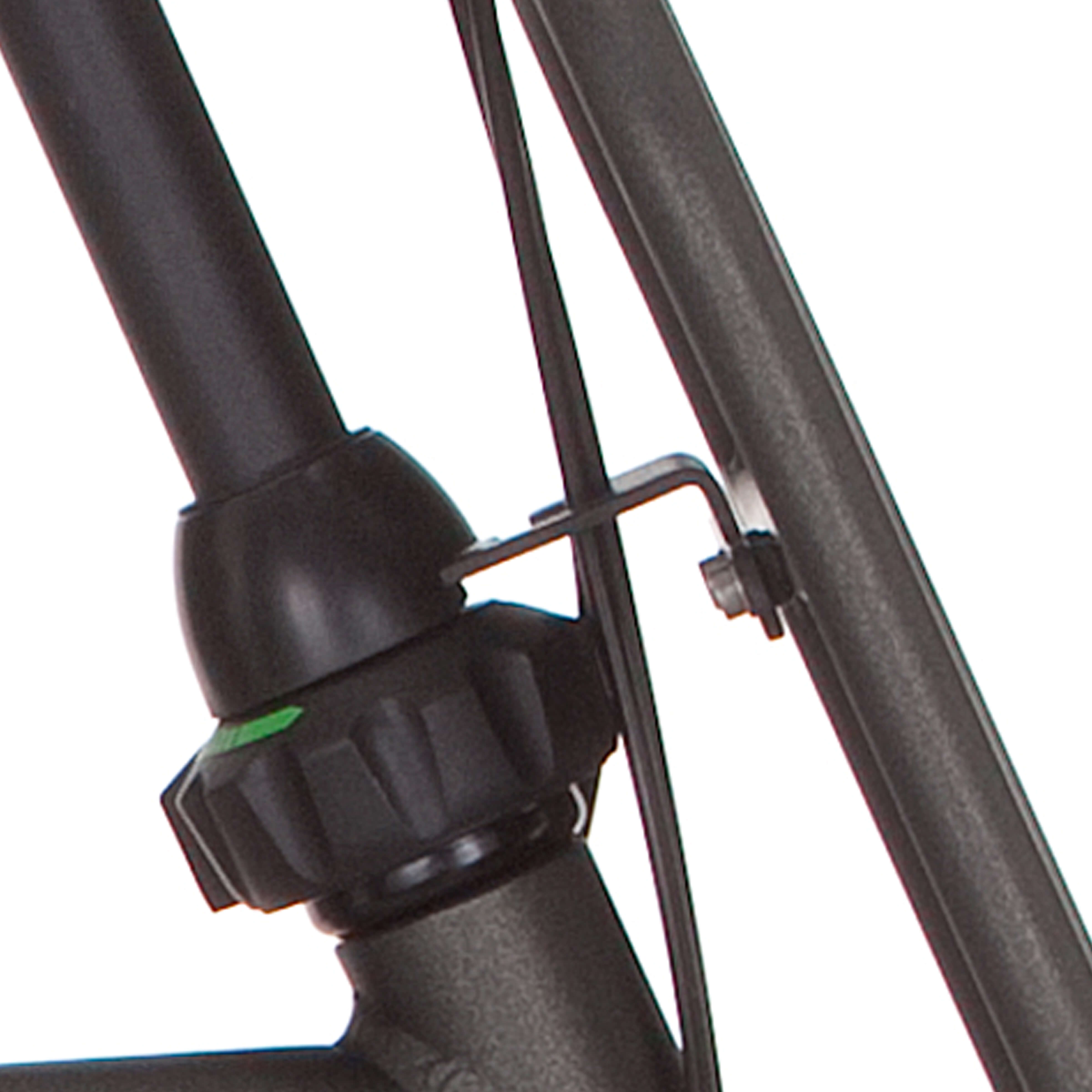 Cortina balhoofd beugel voordrager 28 H65 zwart goud mat