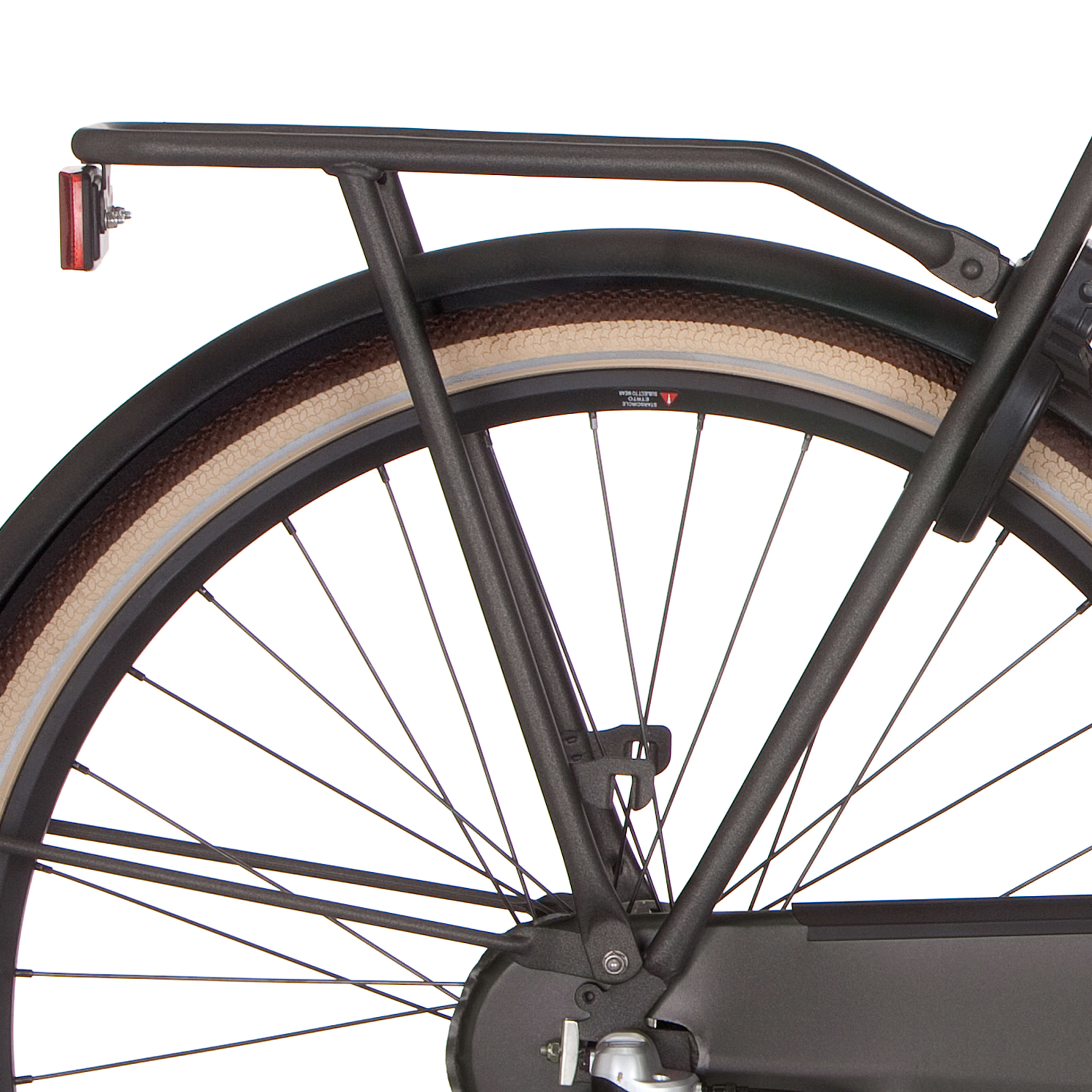 Cortina achterdrager u4 65 zwart goud mat