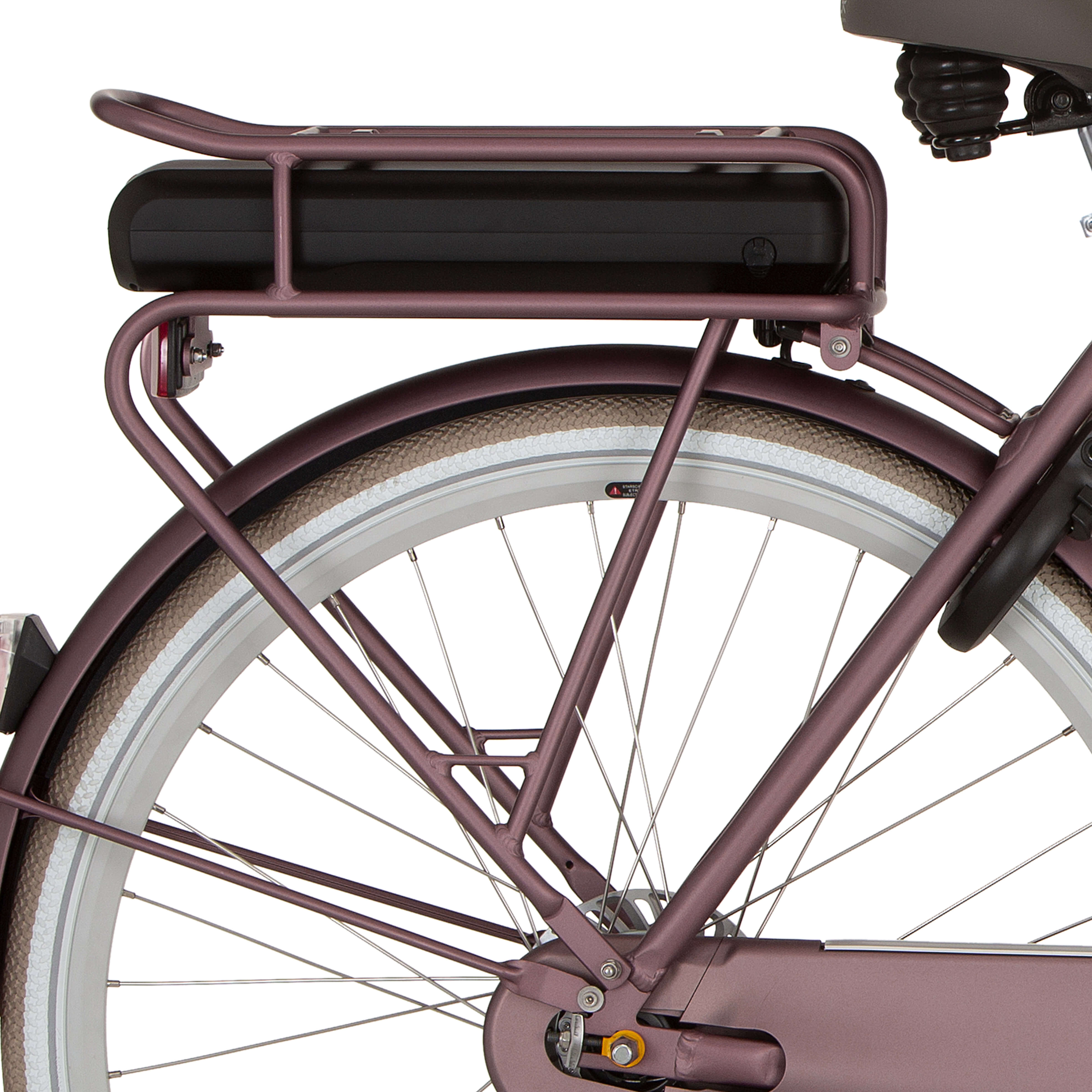 Cortina achterdrager E-U4 Bafang pikant zilver mat