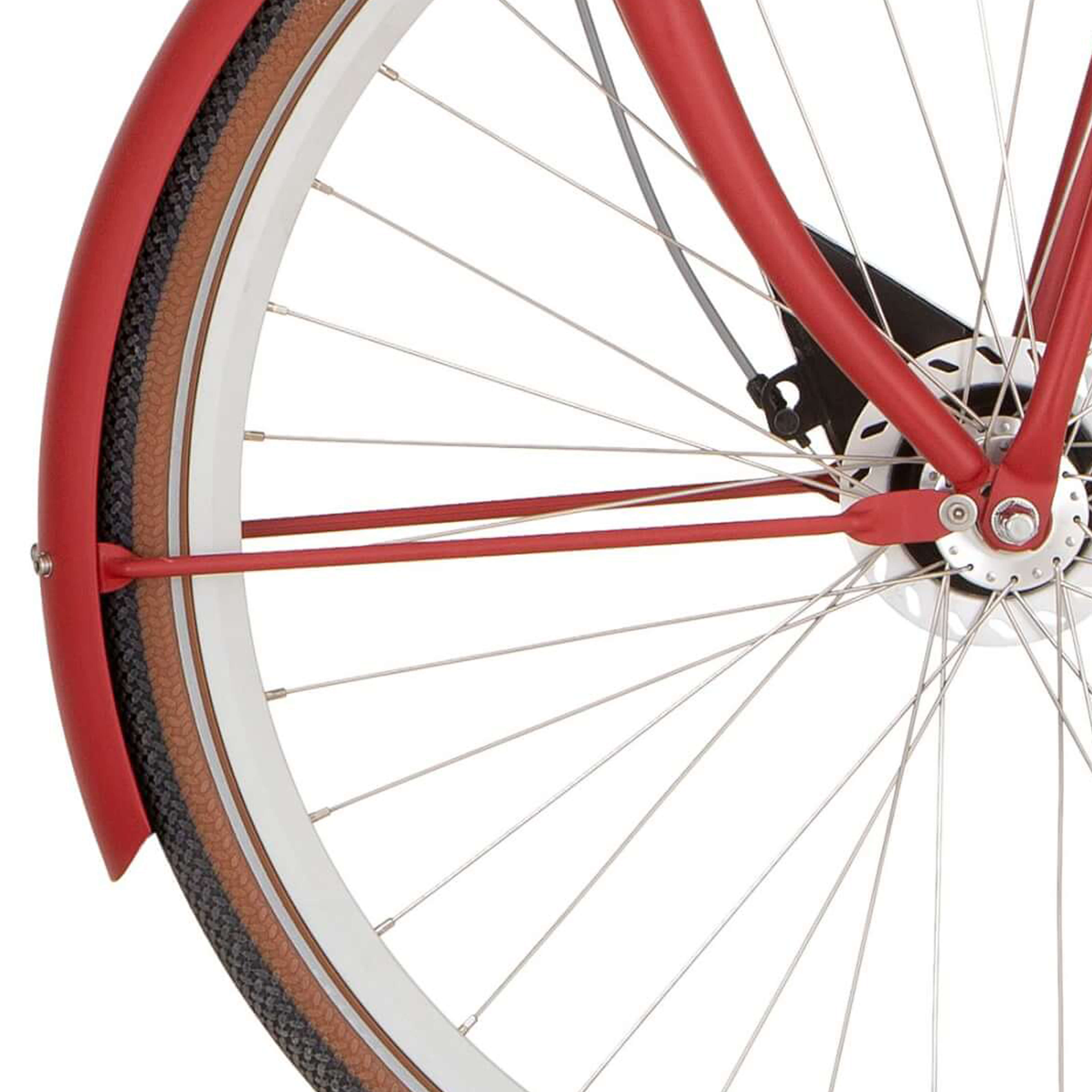 Cortina spatbordstang voor 28 u4 true red mat