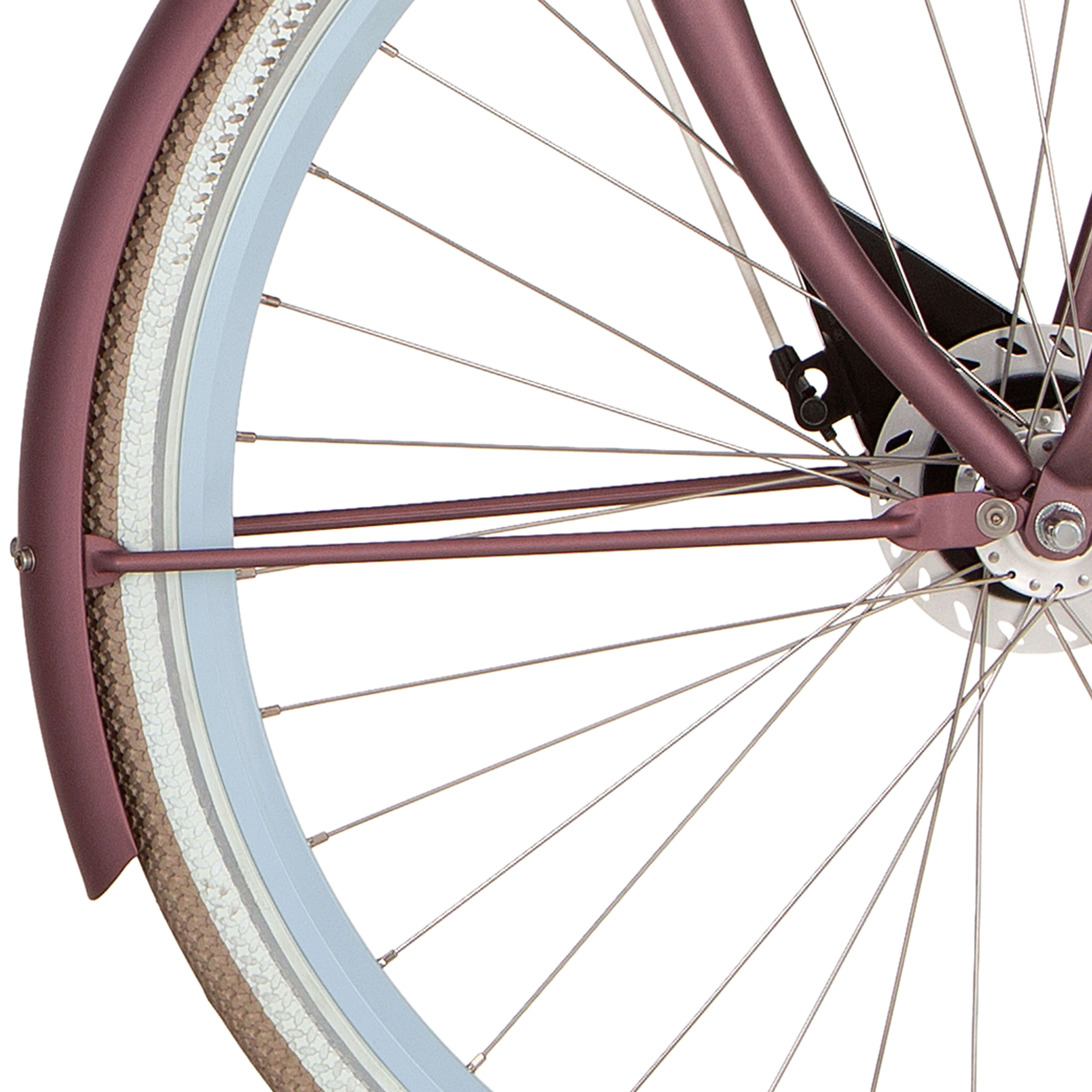 Cortina spatbordstang voor 28 u4 pikant zilver mat