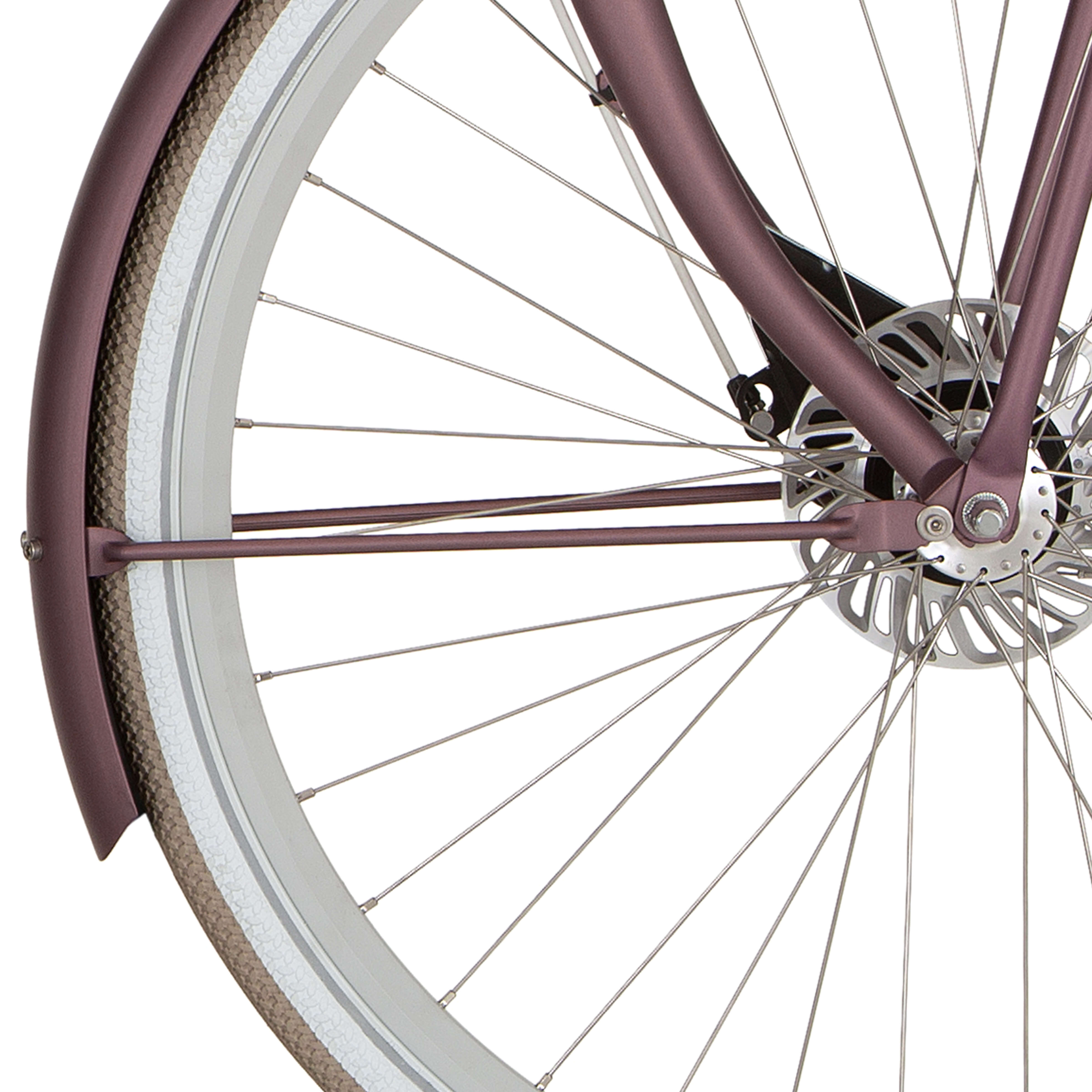 Cortina spatbordstang voor 28 e-u4 pittig zilver mat