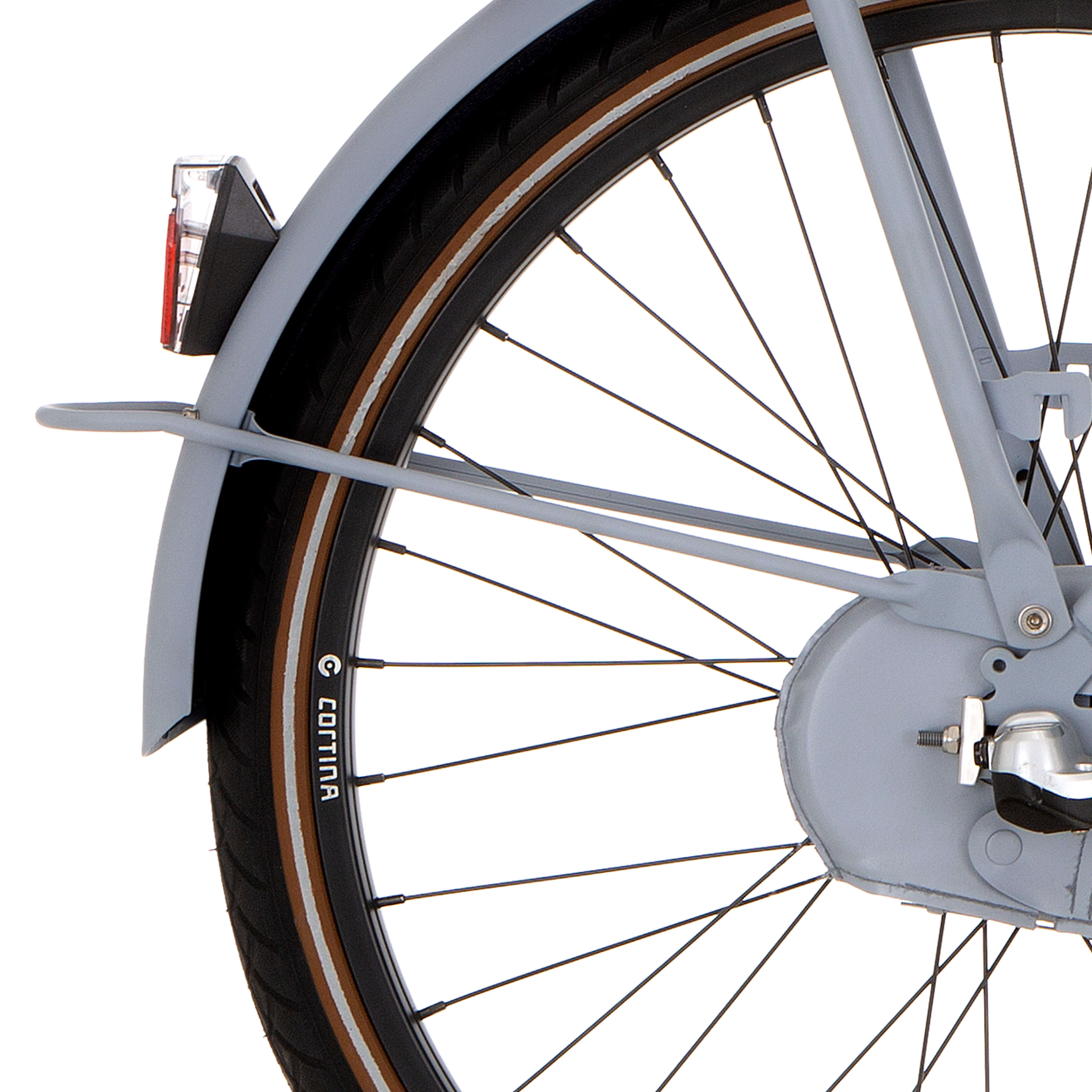 Cortina Spatbordstang achter 24 U4 neutraal grijs mat