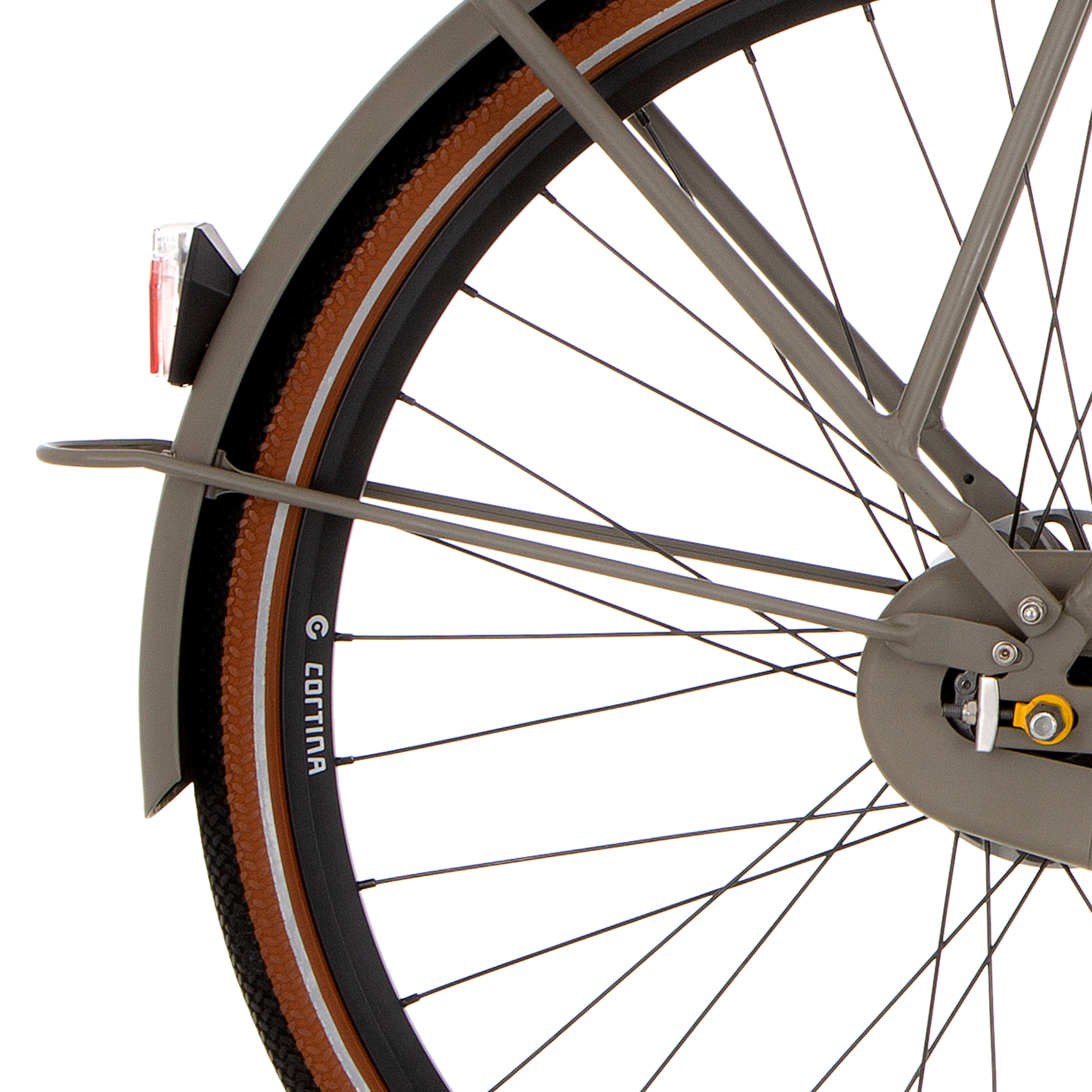 Cortina spatbordstang achter 28 e-u4 kwartsgrijs mat